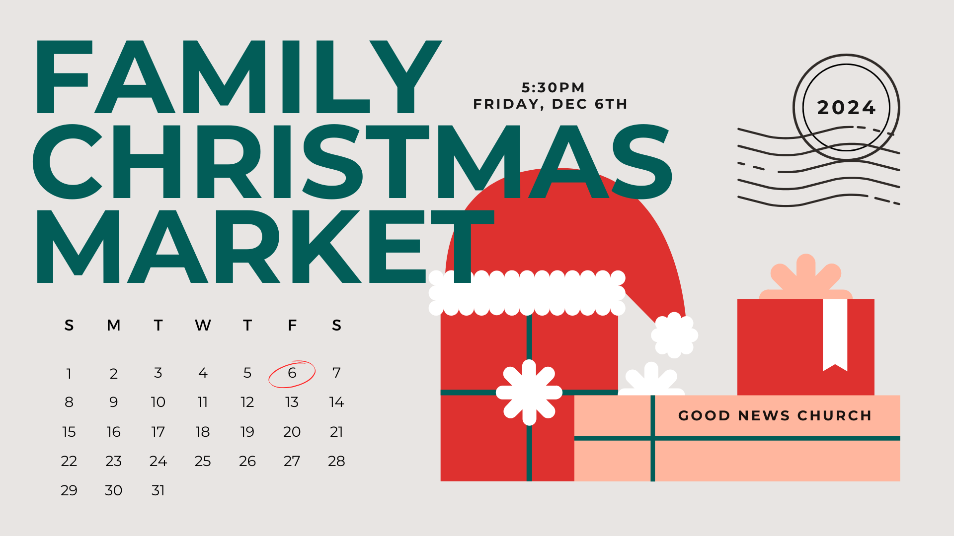 Family Christmas Market at Good News Church